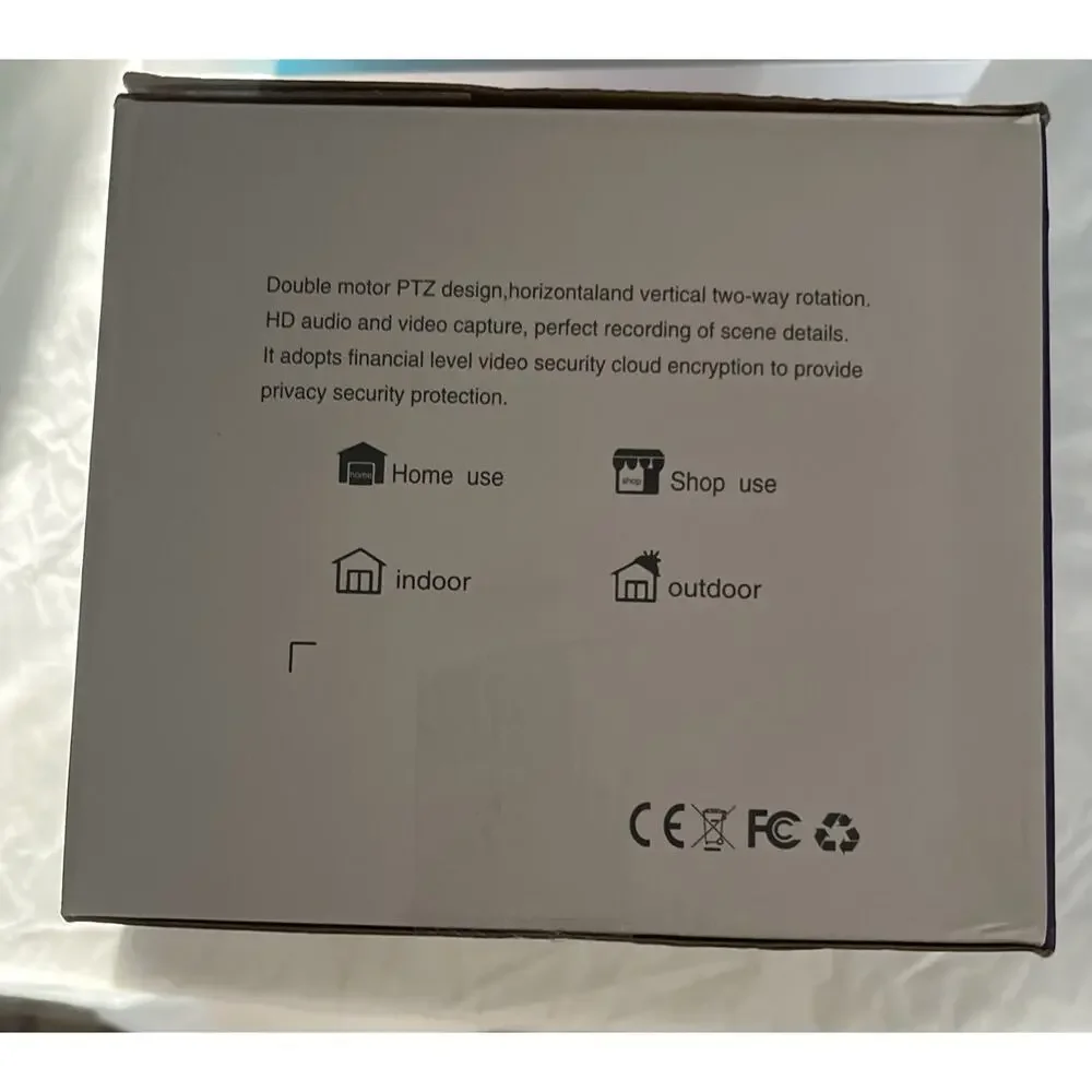 4K Solar Security Camera Wireless Outdoor Indoor Dual-Lens 360° Battery Powered